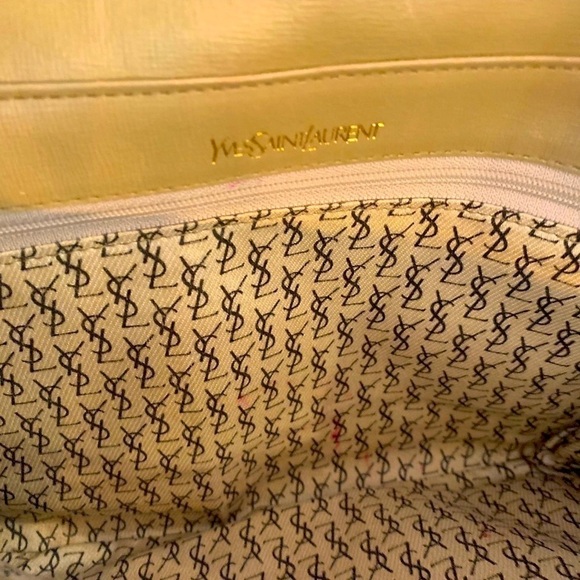 Vintage YVES Saint Laurent Ysl Vintage Clutch Bag Purse ๐๐ - Picture 6 of 14